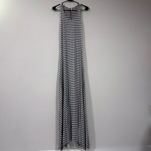 Elan Monochrome Striped Maxi Dress